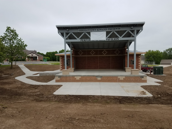The Germantown Bandshell by the concrete contractors at Dornbrook Constructions