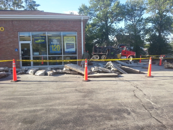 Concrete Removal for Mequon Goodyear 2