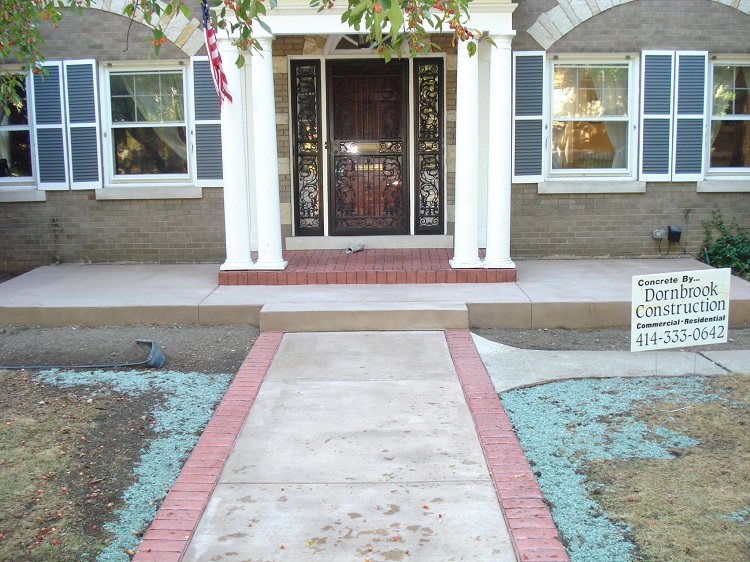 Stamped Colored Concrete Construction Wauwatosa