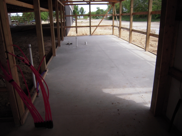 Horse Barn Concrete Installation in Menomonee Falls
