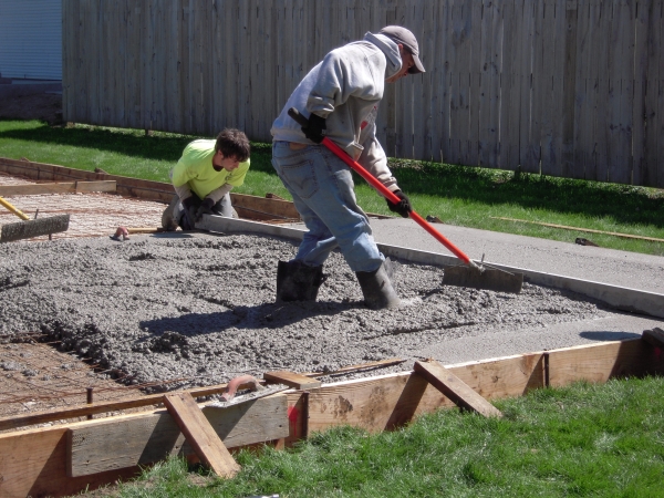 Concrete Gargage Slab