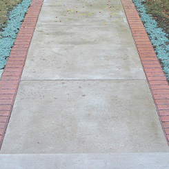 Wauwatosa stamped concrete driveway