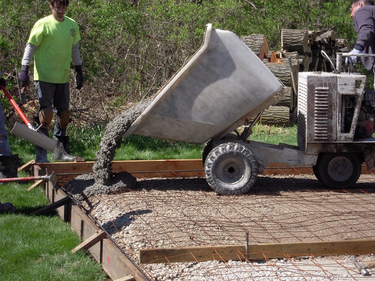 Concrete driveway replacement in Milwaukee